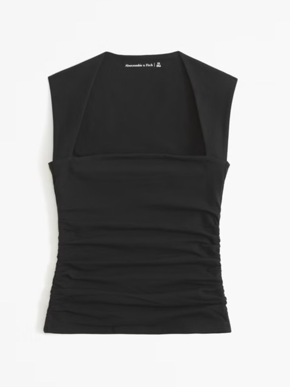 Abercrombie The Ava Top Black, size S, like new!